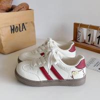 ราคา รองเท้าผ้าใบผู้หญิง KT Cat Embroidery 2025 รองเท้าผ้าใบลำลองสไตล์เกาหลี รองเท้าผ้าใบสีขาว รองเท้าผ้าใบลำลอง รองเท้าผ้าใบสีขาว (24394372530)