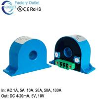 ราคา AC current sensor QNDB2 In 5A 10A 20A 50A Out 4 20mA Accuracy 0 5 ct current transformer transmitter Current Transducer 420mA (24127873376)