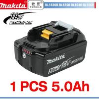 ราคา 100 Original Makita 6Ah 5Ah 3Ah สำหรับ Makita 18V แบตเตอรี่ BL1830B BL1850B BL1850 BL1840 BL1815เปลี่ยน (23244045749)