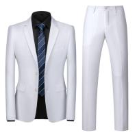 ราคา GO THRU สูทผู้ชาย ชุด 2 ชิ้น สูทผู้ชาย ชุดสูทสองชิ้น เกาหลี ธุรกิจ ชุดสูทสองชิ้น เจ้าบ่าว สูทขนาดเล็ก ชุดแต่งงานแบบมืออาชีพเสื้อสูทผู้ชายชุดผู้ชายเท่ๆ (8325402381)