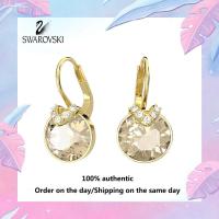 ราคา Swarovski 5662093 ต่างหูระย้ารูปทรงกลมประดับพลอยคริสตัลสีทองชุบทอง Bella V แจกกล่องของขวัญบรรจุภัณฑ์ของแท้ (23069404716)