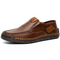 ราคา BVM2024Handmade หนังผู้ชายรองเท้าสบายๆผู้ชาย Loafers Slip On รองเท้าหนังผู้ชาย Flats ขายร้อนรองเท้าแตะเดินรองเท้า Man2024UU (23362508238)
