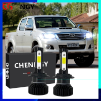 ราคา สำหรับ Toyota Hilux Vigo และ Toyota Vios NCP 93 2005 2015 Non projector หลอดไฟหน้า V4 6000K ชุดหลอดไฟ LED เปลี่ยนหลอดฮาโลเจนสีขาว 1 คู่ รับประกัน 1 ปี P P ชิปอัพเกรด (23751349884)