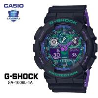 ราคา รับประกัน 1 ปี Casioนาฬิกาคาสิโอของแท้ G SHOCK CMGประกันภัย 1 ปีรุ่นGA 100BL 1ADRนาฬิกาผู้ชาย (7748590436)