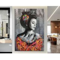 ราคา Asian Girl And Graffiti Modern Design Wall Painting Wall Art Print Ready To Hang Wall Print Design Painting 0411js (24309666406)