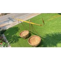 ราคา หาบ 15นิ้ว หาบกระบุง กระบุง หาบใส่เหรียญโปรยทาน พร้อมไม้คานรุ่นหัวโค้ง (21675097418)