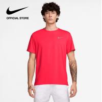 ราคา Nike Dri FIT Mens UV Miler Running Tee Bright Crimson (24718363170)