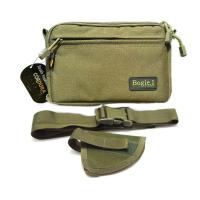 ราคา Bogie 1 กระเป๋าซ่อนปืนทรงสี่เหลี่ยม กระเป๋าใส่ปืน ถือ คาดเอว คาดไหล่ ดูดีทุกท่า ทำจากผ้าคอร์ดูร่า มี 3 สี สีดำ สีทราย และสีเขียว (450457308)
