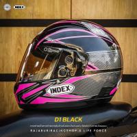 ราคา หมวกกันน็อค INDEX รุ่น 811 แว่นชั้นเดี่ยว size L ขนาด 58 60 ซม มีลายให้เลือกเยอะมากๆ (22769667449)