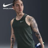 ราคา Nike Dri FIT Mens Miler Tank Vintage Green ไนกี้ เสื้อกล้ามวิ่งผู้ชาย Miler สีเขียววินเทจ (24538907631)