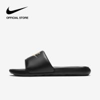 ราคา Nike Mens Victori One Slides Black รองเท้าแตะผู้ชายแบบสวม Nike Victori One สีดำ (10126528553)