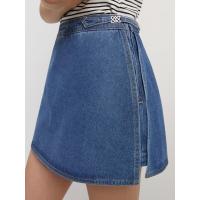 ราคา Pomelo กระโปรงกางเกงยีนส์เอวสูง High Waist Denim Skort (22847332209)