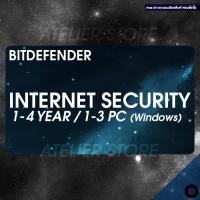 ราคา Bitdefender Internet Security 1 4 ปี 1 3 เครื่อง ของแท้ Genuine (21962187713)