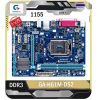 ราคา 1155 MAINBOARD GIGABYTE GA H61M DS2 DDR3 M ATX พร้อมฝาหลัง (4324098571)