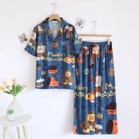 ราคา ชุดนอน Muslin Pajamas Silk Satin N5116 T5116 M5116 (23121504535)