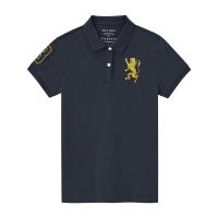 ราคา Giordano Womens Classic Slim Embroidery Bold Polo 3D Lion 05313222001 เสื้อโปโลผู้หญิง เสื้อโปโลแขนสั้น (24838429914)