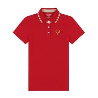 ราคา Giordano Womens Pique Deer Embroidery Bold Polo 05310262001 เสื้อโปโลผู้หญิง เสื้อโปโลแขนสั้น (24838498417)