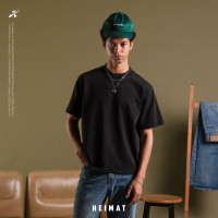ราคา HEIMAT ESSENTIALS 1 0 TEE VINTAGE BLACK WASH เสื้อยืดคอกลมทรง boxy (24665099089)