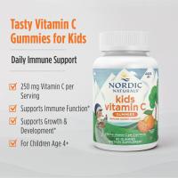 ราคา Nordic Naturals Kids Vitamin C Gummies Ages 4 Tangy Tangerine 60 Gummies 125 mg per Gummy (24694867380)