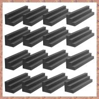 ราคา ZAER 16 Pack Acoustic Foam Panels Acoustic Bass Trap Corner Block Sound Absorbing Foam for Studio Home or Theater (24592827058)