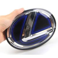 ราคา โลโก้รถตะแกรงหน้าหม้อรถยนต์ไฮบริดขนาด175X127มม สำหรับ LEXUS CT LX GS คือพรมปูพื้นรถ LS NX RX GX ES200 250 300ป้ายสีดำสีน้ำเงินสัญลักษณ์หัวรถ (5444981000)