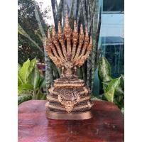 ราคา พระจักรพรรดินาคปรกแร่เหล็กน้ำพี้ ขนาดฐาน 7 นิ้วสูง 13 นิ้ว หนัก3 5ก ก (24226166696)