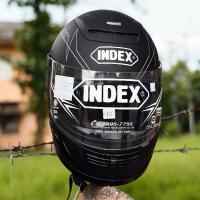 ราคา หมวกกันน็อคINDEX 811 แว่น2ชั้น (24883354809)