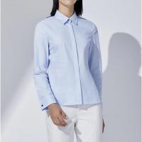 ราคา G2000 เสื้อเชิ้ตผู้หญิงสีขาว เสื้อเชิ้ตแขนยาวสีฟ้า เสื้อเชิ้ตทำงาน SLIM FIT (19635510940)