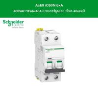 ราคา Schneider Electric Acti9 iC60N 6kA 400VAC 2Pole 40 A เบรกเกอร์ลูกย่อย 2โพล 40แอมป์ l A9F74240 ชไนเดอร์ l สั่งซื้อได้ที่ร้าน Schneider Electric official store (19587612303)