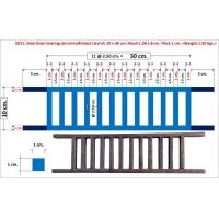 ราคา ตะแกรงดักขยะ เกรตติ้งดักเศษอาหารท่อระบายน้ำ ตะแกรงคันหินขอบฟุตบาทคสล Curbed Drain Inlet Grating เกรตติ้งคันหินฟุตบาท (22182753395)