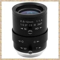 ราคา THFX 3MP HD CCTV Camera Lens 2 8 12mm Varifocal Manual Zoom Focus Mount for Industrial Security Cameras (24090191662)