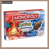 ราคา MONOPOLY Pokemon เกมกระดาน Monopoly Junior เกมเล่นหลายคน เกมการ์ด Monopoly Game เกมเล่นกับเพื่อน บอร์ดเกม Kanto Edition Board Game Family Friendly Party Games (24952959113)