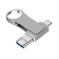 ราคา Ugreen โทรศัพท์มือถือ PenDrive U Disk 1TB 2TB หน่วยความจำ Lightning TYPE C Flash Drive สำหรับ IPhone16 15 14 13 12 11 X 8 7 6 Android PC (21673820029)