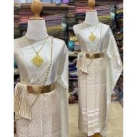 ราคา ชุดไทยผู้หญิง ชุดสไบเรียบหน้านางผ้านิ่ม งานเพื่อนเจ้าสาว ราคาไม่รวมเครื่องประดับ ตรวจสอบรายละเอียดก่อนสั่งซื้อ (22712875421)