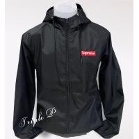 ราคา เสื้อแจ็คเก็ต ผ้าร่ม แขนยาว มีหมวก กันแดด กันลม กันฝน ใส่ขี่มอเตอร์ไซค์ สีดำ ลาย Supreme มีไซส์ MLXLXXL (12920132583)