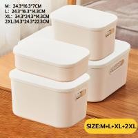 ราคา Greenika ลังพลาสติก กล่องใส่ของพลาสติกอเนกประสงค์ มาพร้อมฝาปิดแบบใส เก็บของ จัดระเบียบบ้าน มี4ขนาด (22617724971)