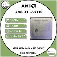 ราคา A10 A10 Series AMD 5800K A10 5800 Quad Core AD580KWOA44HJ เครื่องประมวลผลซีพียู AD580BWOA44HJ 0ซ็อกเก็ต FM2 (20921194526)