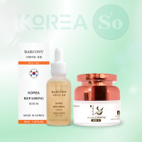 ราคา SET Barcony Korea Ginseng RGB3 Korea so รุ่นพิเศษ ครีมโสมเกาหลี RGB3 บาร์โคนี่ เซรั่มแก้ฝ้า กระ จุดด่างดำ (22807561058)