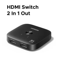 ราคา UGREEN 8K 60Hz HDMI Switcher 2 in 1 out Converter for PS5 4 3 Model 65877 (24565975370)