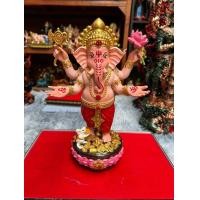 ราคา พระพิฆเนศปรางยืน แบมือ รับทรัพย์เหล็กน้ำพี้ษนกว้าง4 5นิ้วสูง11นิ้วเเถมฟรีฐานรอง (24268617818)