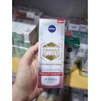 ราคา Nivea Luminous 630 นีเวีย ลูมินัส630 แอดวานซ์ ดาร์ค สปอต เซรั่ม จัดการฝ้าแดดสะสม 10 ปี ทุกจุดดำฝังลึก ลดเลือนถึง 82 (23890431016)