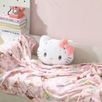 ราคา หมอนผ้าห่ม Hello Kitty ตุ๊กตาน่ารักมาก ขนนุ่ม ผ้าห่มขนาด 3 ฟุต ขนาดพกพา (24654902751)