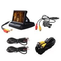 ราคา มอนิเตอร์ติดรถยนต์ จอ LCD HD ขนาด 4 3 นิ้ว พับได้ พร้อมกล้องถอยหลัง (24776511793)