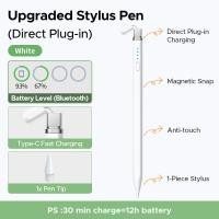 ราคา UGREEN Smart Stylus Pen for Apple Pencil Type C Magnetic Charging Bluetooth for iPad 2018 2025 iPad Pro 12 9 Air Mini 7 Palm Rejection Tilt Pen Model 35834 (24963292415)