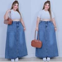 ราคา ส่งฟรี O1 O2 O98 O99 O85 O86 กระโปรงคนอ้วน กระโปรงยีนส์ยาวพิเศษ กระโปรงยีนส์สาวบอวบ กระโปรงไซส์ใหญ่ กระโปรงยาว ผ่าหน้า สาวอวบ ยีนส์ยืด สไตล์วินเทจ พลัสไซส์ (24604105929)
