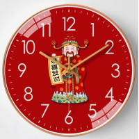 ราคา นาฬิกาแฟชั่น Mute Quartz นาฬิกาแขวนมงคล Gongxi Fa Cai Ruyi Wall Clock (20002573537)