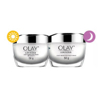 ราคา 50g 50g OLAY โอเลย์ Luminous สูตรผิวใส เดย์ครีม ไนท์ครีม Day Cream 50g Night Cream 50g (15079839005)