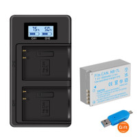 ราคา CITYORK NB 7L แบตเตอรี่ LCD Charger สำหรับ Canon PowerShot G11 G10 SX30 G12 SX30IS แบตเตอรี่กล้อง1800 mAh (21538864957)