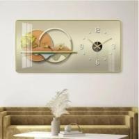 ราคา ไฟ LED กันน้ำ นาฬิกาแขวน นาฬิกาติดผนังขนาดใหญ่ นาฬิกาแขวนผนังขนาดใหญ่ นาฬิกาแขวนผนัง ผนังนาฬิกาผนั wall clock นาฬิกาติดผนังกระจก PVC ประณีตสวยงาม ฝีมือดีเยี่ยม นาฬิกาใหญ่เข้ากับบรรยากาศสวยงาม ของขวัญ 