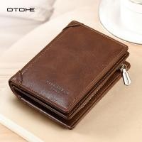 ราคา OTOHE กระเป๋าสตางค์บัตรหลายใบกระเป๋าสตางค์ใบสั้น PU สำหรับผู้ชายกระเป๋าซิปใส่เหรียญกระเป๋าเงินทรงคลัทช์กระเป๋าสตางค์แบบมีซิปกระเป๋าสตางค์ธุรกิจกระเป๋าสตางค์วินเทจกระเป๋าสตางค์มีช่องใส่บัตรหลายช่องสำหร
